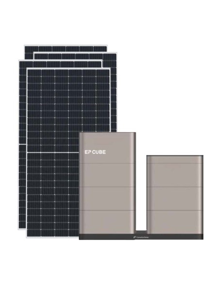 Kit fotovoltaico trifase 10530W inverter 10kW EP CUBE batteria al litio 25kWh CanadianSolar