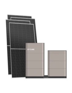 Three-phase photovoltaic kit 11160W 10kW inverter EP CUBE 25kWh lithium battery CanadianSolar