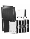 Three-phase photovoltaic kit 11160W 10kW Solis inverter Weco EVO 5k3 26.1kWh lithium battery