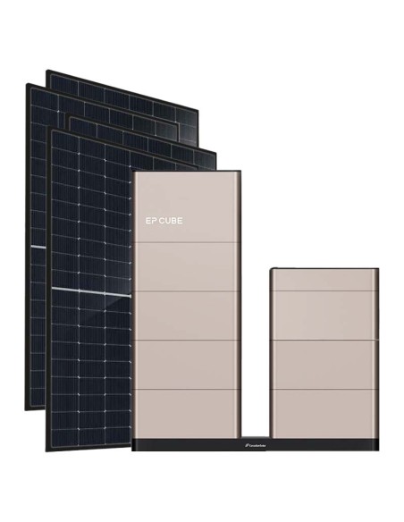 Kit fotovoltaico trifase 10120W inverter 10kW EP CUBE batteria al litio 30kWh CanadianSolar