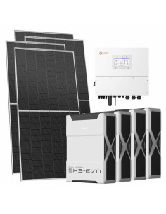 Trifase: vendita all'ingrosso Kit fotovoltaico trifase 12400W inverter 12kW Solis batteria al litio 20.88kWh Weco EVO 5k3