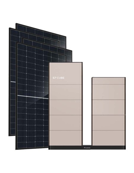 Kit fotovoltaico trifase 10120W inverter 10kW EP CUBE batteria al litio 35kWh CanadianSolar