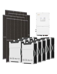 Trifase: vendita all'ingrosso Kit fotovoltaico trifase 30030W inverter 30kW Solis litio 46.98kWh Weco EVO 5k3
