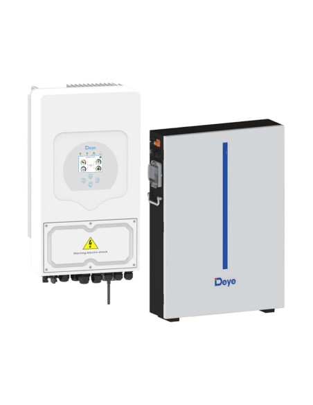 Deye: vendita all'ingrosso Sistema di accumulo monofase inverter 6kW SG03LP1 DEYE batteria al litio RW-M 6.14kWh