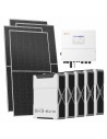 Three-phase photovoltaic kit 21080W 20kW Solis inverter Weco EVO 5k3 26.1kWh lithium battery