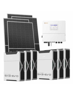 Trifase: vendita all'ingrosso Kit fotovoltaico trifase 21080W inverter 20kW Solis batteria al litio 31.3kWh Weco EVO 5k3