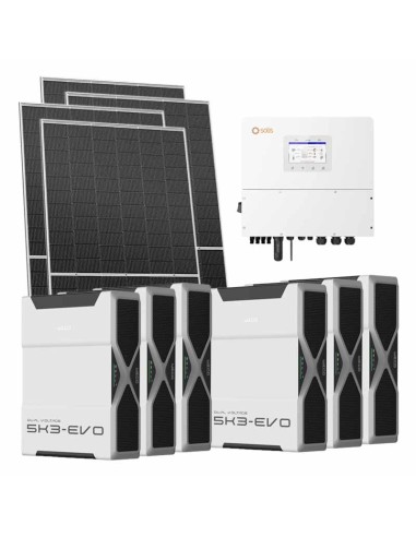Trifase: vendita all'ingrosso Kit fotovoltaico trifase 21080W inverter 20kW Solis batteria al litio 31.3kWh Weco EVO 5k3