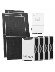 Three-phase photovoltaic kit 31000W 30kW Solis inverter Weco EVO 5k3 20.88kWh lithium battery