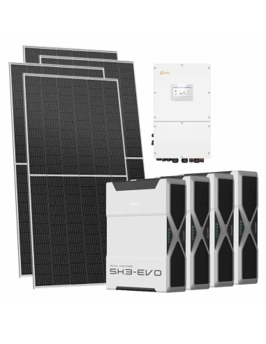 Trifase: vendita all'ingrosso Kit fotovoltaico trifase 31000W inverter 30kW Solis batteria al litio 20.88kWh Weco EVO 5k3
