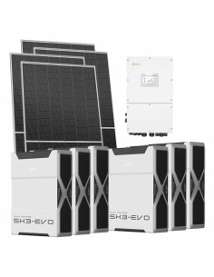 Trifase: vendita all'ingrosso Kit fotovoltaico trifase 52080W inverter 50kW Solis batteria al litio 31.32kWh Weco EVO 5k3