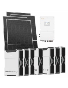 Trifase: vendita all'ingrosso Kit fotovoltaico trifase 52080W inverter 50kW Solis batteria al litio 36.54kWh Weco EVO 5k3