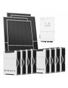 Three-phase photovoltaic kit 52080W 50kW Solis inverter Weco EVO 5k3 41.76kWh lithium battery