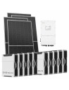Three-phase photovoltaic kit 52080W 50kW Solis inverter Weco EVO 5k3 52.2kWh lithium battery