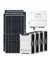 Kit fotovoltaico trifase 12870W inverter 12kW batteria al litio 20.88kWh Weco EVO 5k3