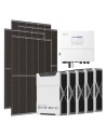 Three-phase photovoltaic kit 15300W 15kW Solis inverter 26.1kWh  Weco EVO 5k3 lithium battery