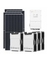 Three-phase photovoltaic kit 40950W 40kW Solis inverter 26.1kWh Weco EVO 5k3 lithium battery