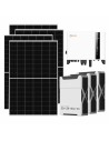 Three-phase photovoltaic kit 10010W 10kW Solis inverter 15.66kWh Weco EVO 5k3 lithium battery