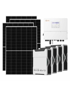 Kit fotovoltaico trifase 12740W inverter 12kW batteria al litio 20.88kWh Weco EVO 5k3