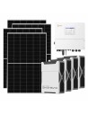 Three-phase photovoltaic kit 12740W 12kW Solis inverter 20.88kWh Weco EVO 5k3 lithium battery