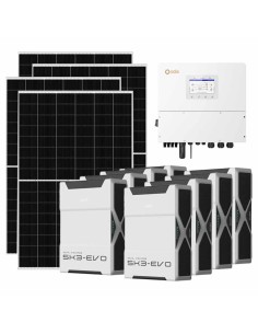 Trifase: vendita all'ingrosso Kit fotovoltaico trifase 12740W inverter 12kW batteria al litio 41.76kWh Weco EVO 5k3