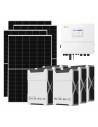Three-phase photovoltaic kit 20020W 20kW Solis inverter 31.32kWh Weco EVO 5k3 lithium battery