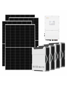 Kit fotovoltaico trifase 50050W inverter 50kW batteria al litio 20.88kWh Weco EVO 5k3