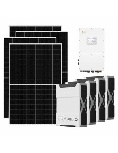 Kit fotovoltaico trifase 50050W inverter 50kW batteria al litio 20.88kWh Weco EVO 5k3