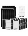 Three-phase photovoltaic kit 40040W 40kW Solis inverter 41.76kWh Weco EVO 5k3 lithium battery