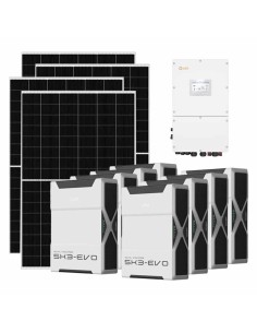 Kit fotovoltaico trifase 50050W inverter 50kW batteria al litio 41.76kWh Weco EVO 5k3