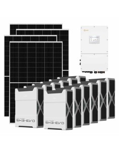 Trifase: vendita all'ingrosso Kit fotovoltaico trifase 50050W inverter 50kW batteria al litio 62.64kWh Weco EVO 5k3