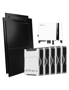 Three-phase photovoltaic kit 10000W 10kW Solis inverter 26.1kWh lithium battery Weco EVO 5k3