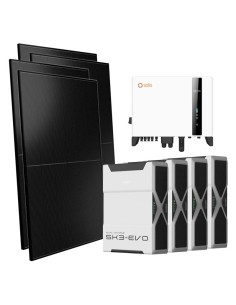 Trifase: vendita all'ingrosso Kit fotovoltaico trifase 10000W inverter 10kW Solis batteria al litio 20.88kWh Weco EVO 5k3