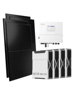 Three-phase photovoltaic kit 20000W 20kW Solis inverter 20.88kWh lithium battery Weco EVO 5k3
