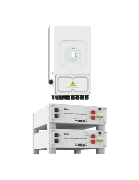 Deye con batterie Deye: vendita all'ingrosso Sistema di accumulo monofase inverter 6kW accumulo 10.24kWh SE-G5.1 Pro-B Deye