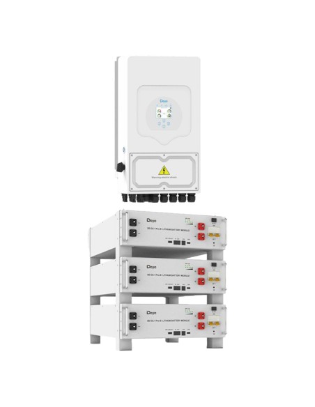 Deye con batterie Deye: vendita all'ingrosso Sistema di accumulo monofase inverter 6kW accumulo 15.36kWh SE-G5.1 Pro-B Deye