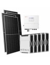 Three-phase photovoltaic kit 20230W 20kW Solis inverter 26.1kWh lithium battery Weco EVO 5k3
