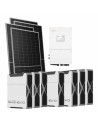 Three-phase photovoltaic kit 30940W 30kW Solis inverter 36.54kWh lithium battery Weco EVO 5k3