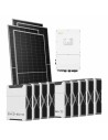 Trifase: vendita all'ingrosso Kit fotovoltaico trifase 51170W inverter 50kW Solis batteria al litio 46.98kWh Weco EVO 5k3