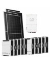 Trifase: vendita all'ingrosso Kit fotovoltaico trifase 51170W inverter 50kW Solis batteria al litio 62.64kWh Weco EVO 5k3