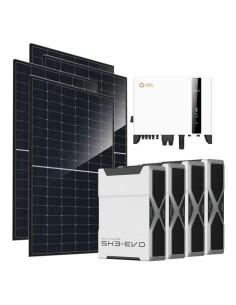 Trifase: vendita all'ingrosso Kit fotovoltaico trifase 8280W inverter 8kW Solis batteria al litio 20.88kWh Weco EVO 5k3
