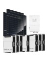 Trifase: vendita all'ingrosso Kit fotovoltaico trifase 30360W inverter 30kW Solis batteria al litio 36.54kWh Weco EVO 5k3