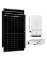 Single-phase photovoltaic kit 6650W 6kW inverter 5.12kWh lithium battery SE-G5.1 Pro-B Deye