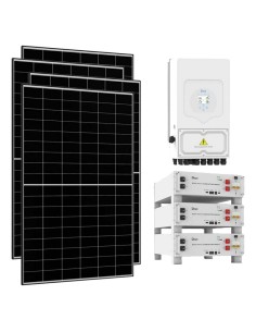 Monofase: vendita all'ingrosso Kit fotovoltaico monofase 6650W inverter 6kW batteria al litio 15.36kWh SE-G5.1 Pro-B Deye