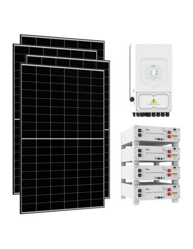 Monofase: vendita all'ingrosso Kit fotovoltaico monofase 6650W inverter 6kW batteria al litio 20.48kWh SE-G5.1 Pro-B Deye
