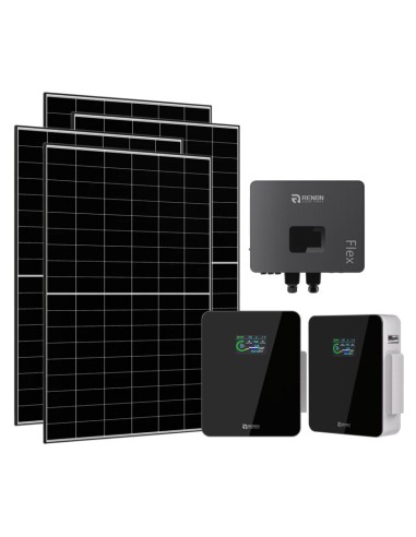 Monofase: vendita all'ingrosso Kit fotovoltaico monofase 6650W inverter 6kW IFL06 litio 10.24kWh Xcellent Renon Power