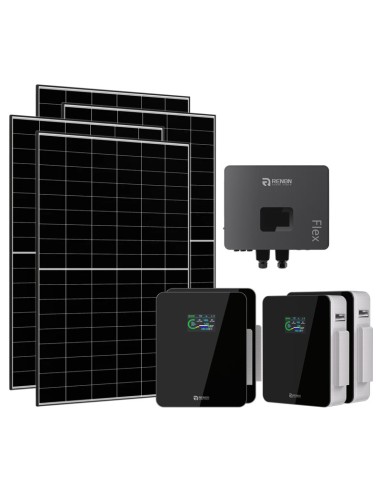 Monofase: vendita all'ingrosso Kit fotovoltaico monofase 6650W inverter 6kW IFL06 litio 20.48kWh Xcellent Renon Power