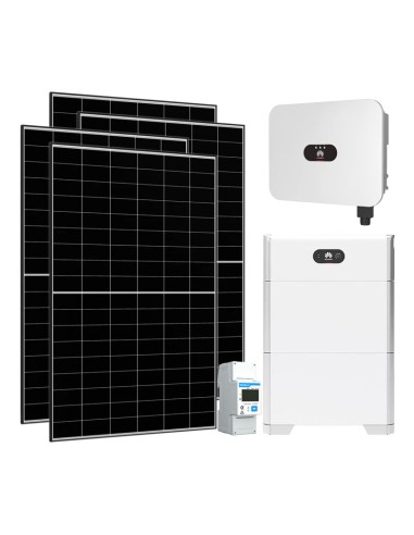 Single-phase photovoltaic kit 4275W 4kW LB0 inverter Huawei 10kWh LUNA2000 lithium battery
