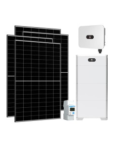 Single-phase photovoltaic kit 4750W 4.6kW LB0 inverter Huawei 15kWh LUNA2000 lithium battery