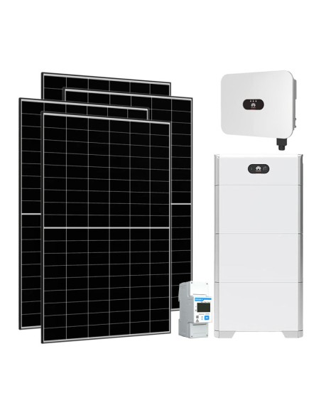 Monofase: vendita all'ingrosso Kit fotovoltaico monofase 6650W inverter 6kW LB0 Huawei batteria al litio 15kWh LUNA2000