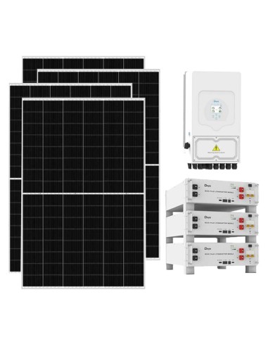 Single-phase photovoltaic kit 6825W 6kW inverter 15.36kWh lithium battery SE-G5.1 Pro-B Deye